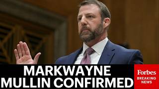 BREAKING NEWS: Markwayne Mullin Confirmed By Senate To Be Secretary Of Homeland Security