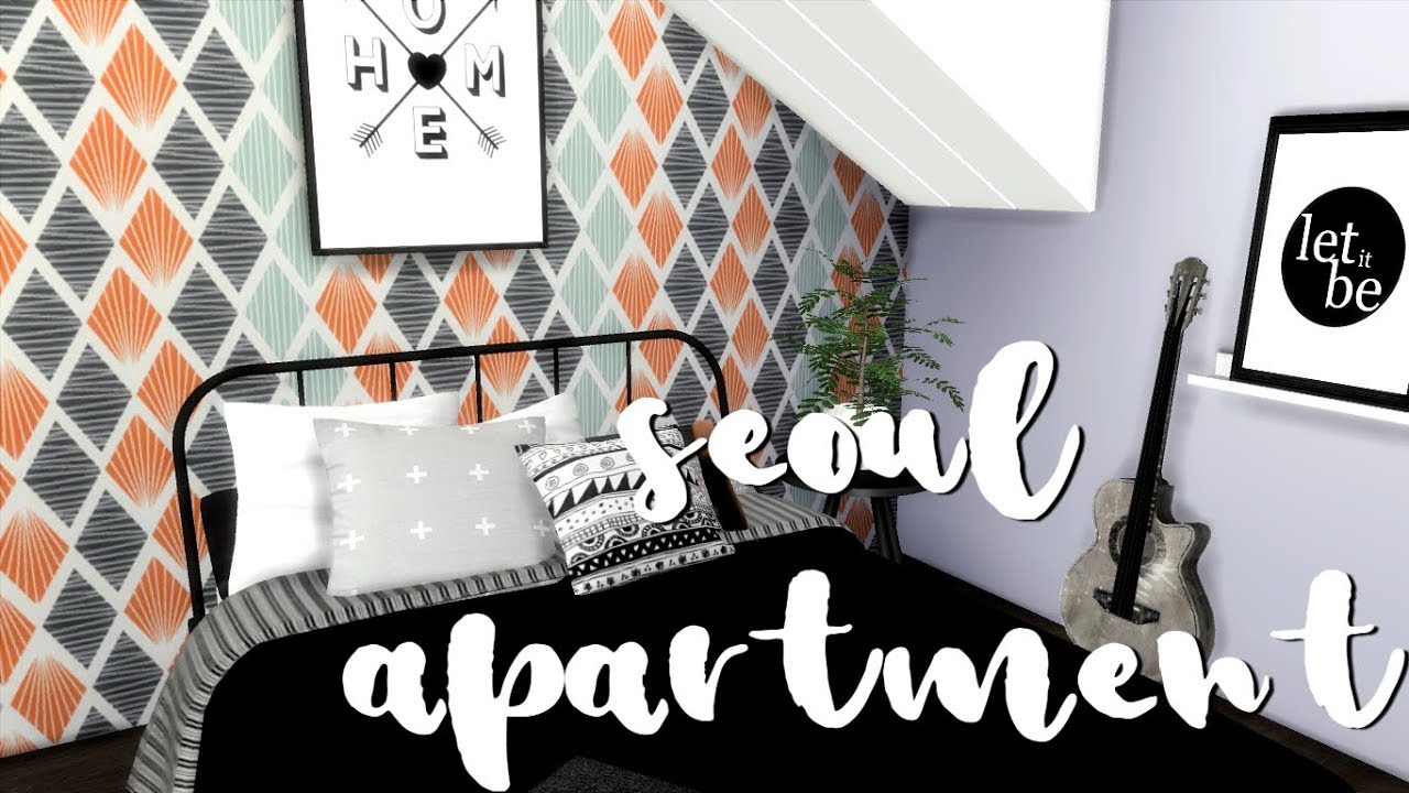 The Sims 4 - SEOUL APARTMENT - Speed Build + CC LIST