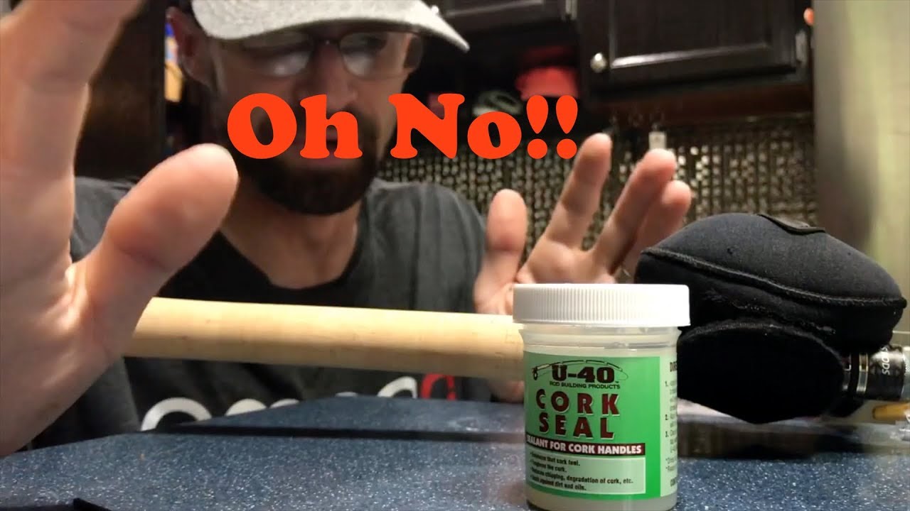 How to Seal the Cork Handles on a Fishing Rod 