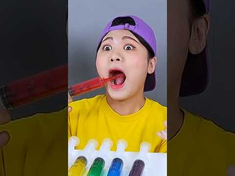 Jelly Shooter Challenge 주사기 젤리 먹방