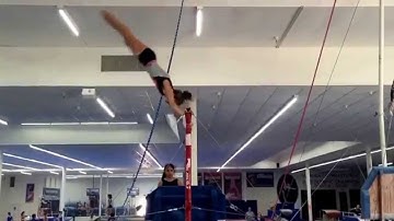 Sydney Ewing - Bars practice - Tkachev to jaeger