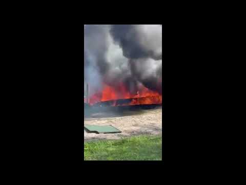 Boat Fire Bewdley August 5, 2022