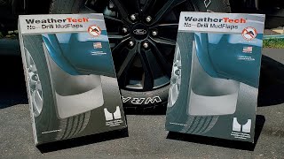WeatherTech No Drill Mud Flaps, Front and Rear Installation for my Ford  F150