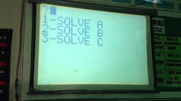 TI-83+ Pythagorean Theorem (RUN) (Green High School)