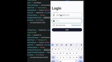 Form Validation in Jetpack Compose.  #JetpackCompose  #Kotlin #Android #MobileDevelopment #uiux