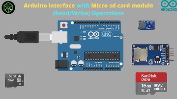 Micro sd card module and Arduino interface | Arduino Tutorial 14 #Arduino @Arduino