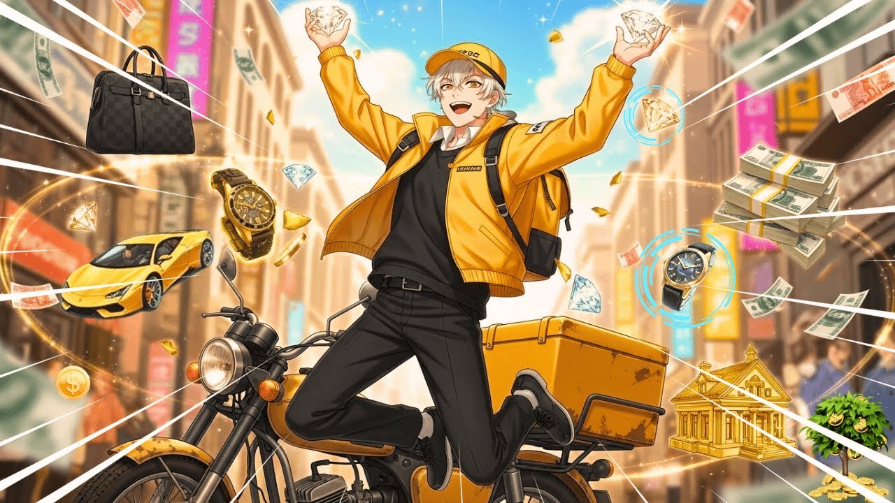 🎥 Всего за одну НОЧЬ – Бедный курьер стал МИЛЛИАРДЕРОМ благодаря странной системе!| Озвучка маньхуа