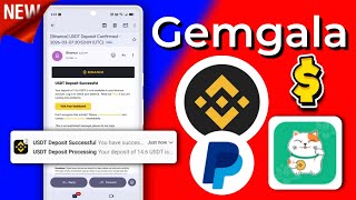 Gemgala Withdrawal Proof | Gemgala App | PayPal Games That Pay Real Money @dineroeninternetymas  screenshot 3