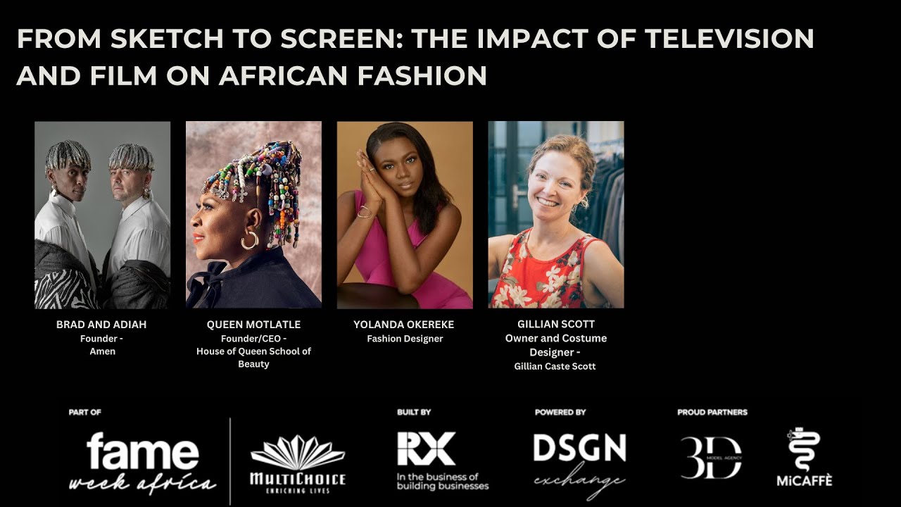From Sketch to Screen: The Impact Of Television And Film On African Fashion