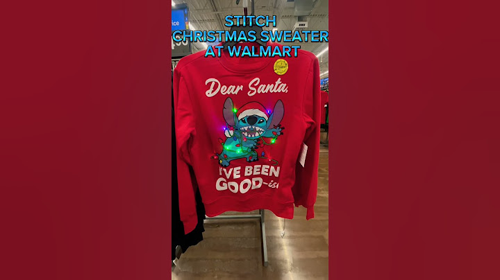 STITCH CHRISTMAS SWEATER AT WALMART!! #disney #christmas #stitch #merrychristmas #walmart