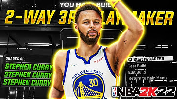 MY *NEW* 2-WAY 3PT PLAYMAKER CAN DO EVERYTHING IN NBA 2K22! BEST PG BUILD 2K22!