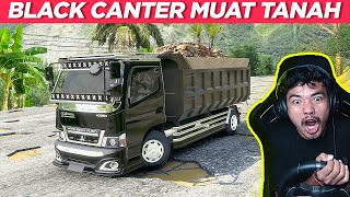 BLACK CANTER LOADING EARTH TO BUILD A RURAL ROAD - EURO TRUCK SIMULATOR 2
