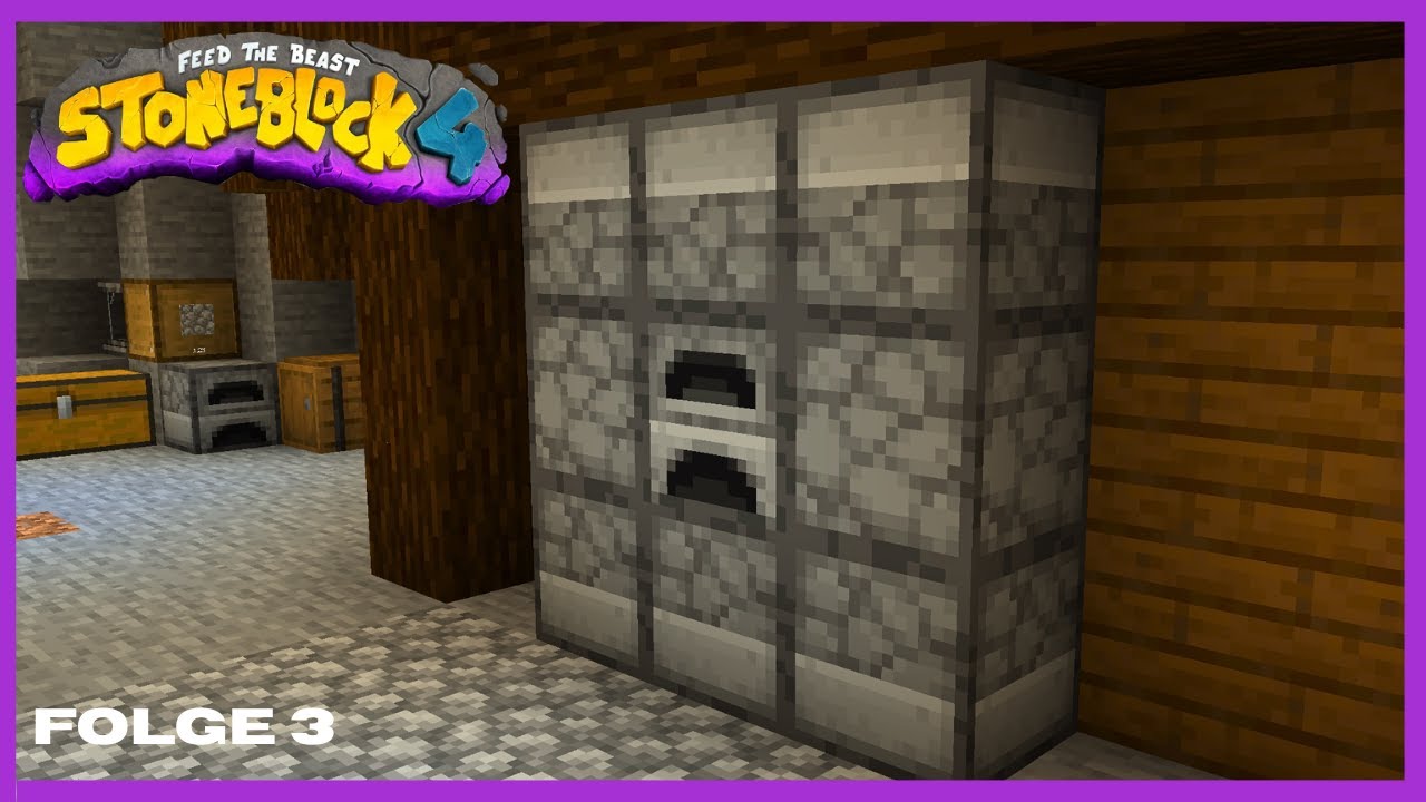 FTB Stone Block 4, Ep  3  - 9x9 Ofen und weitere Echos