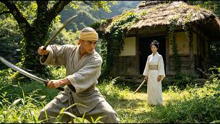 Kung Fu Movie! Training in Samurai Swordsmanship, He Countered Every Move and Slayed His Nemesis!