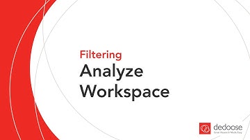 Filter via Analyze Workspace | Dedoose for Qualitative and Mixed Methods Data Analysis