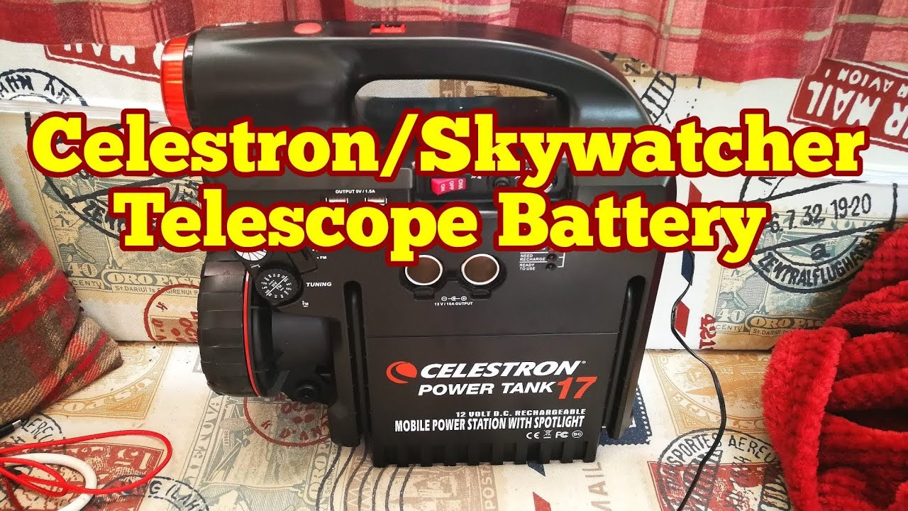 Celestron/Skywatcher Power Tank 17 Telescope Battery Pack YouTube