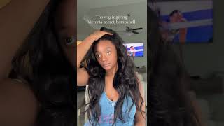 The body wave wig is giving Victoria secret bombshell💎 #weargowig #omprettyhair #gluelesswig