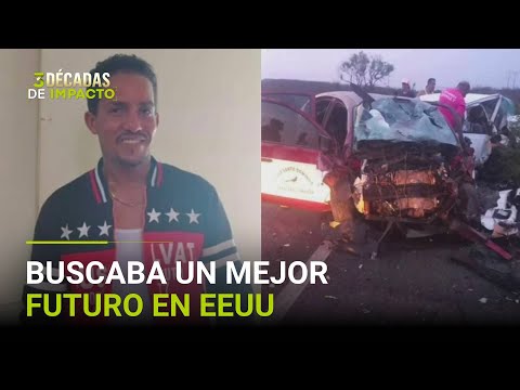 El último mensaje que le envió un migrante a su familia antes de morir en un accidente en México