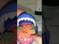 blue shark eating  131 gummy bears #shortsfeed  #eatingshow  #grasyavlogs #shorts