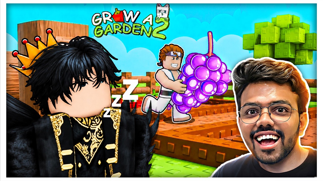 WE PLAYED GROW A GARDEN 2! | Maddy Plays