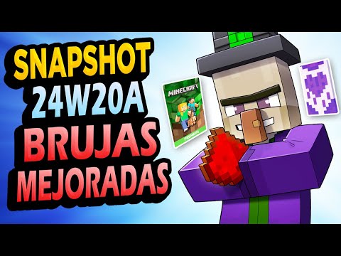 ✅ Brujas MEJORES! Minecraft BARATO! 👉 Snapshot 24w20b Minecraft 1.21