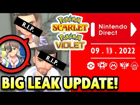 NEW POKEMON LEAKS and NINTENDO DIRECT! Pokemon Scarlet and Violet Update!