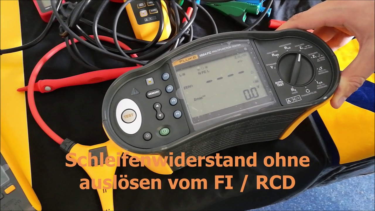 Fluke 1664FC Anlagentester Installationstester VDE0100 Messgerät