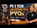 PU 3 Year Law Entrance Exam PYQs | Punjab University LLB Entrance Preparation | Prakash Law Academy