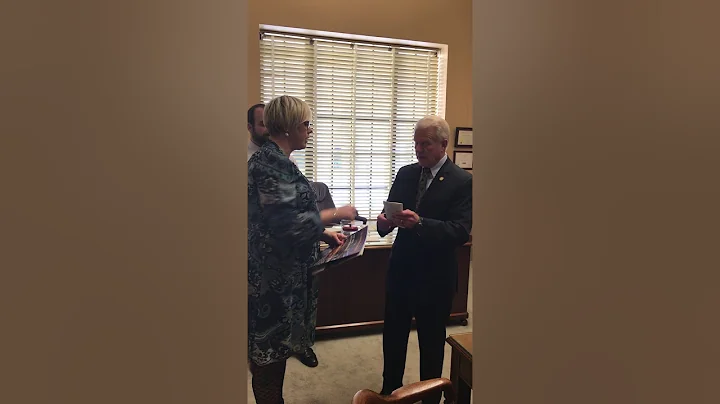 Kim Zwiener visits Nebraska State Senator Matt Wil...