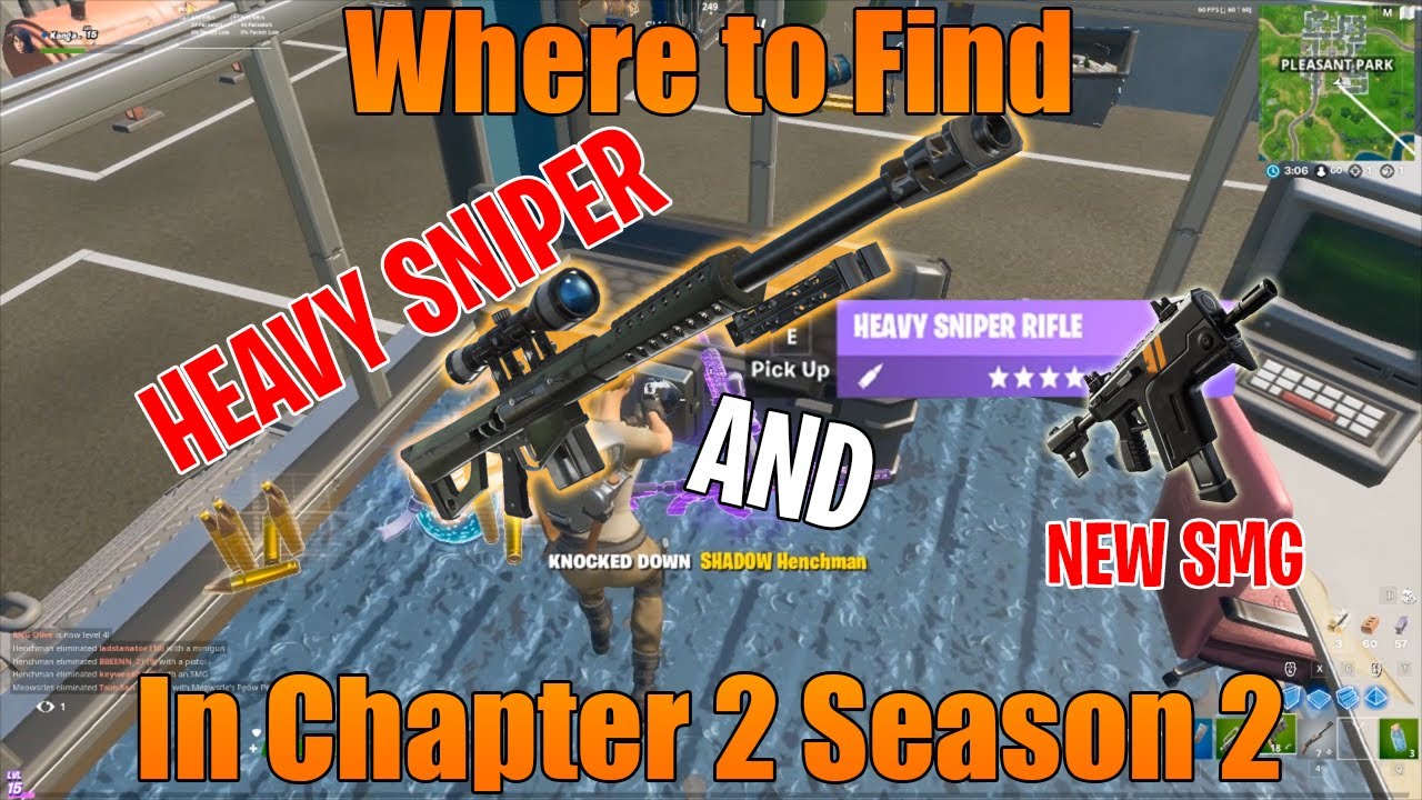 Fortnite: Where to Find Heavy Sniper Rifle