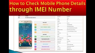IMEI Check [2021] ||Check out your Specifications Details Through IMEI Number ||