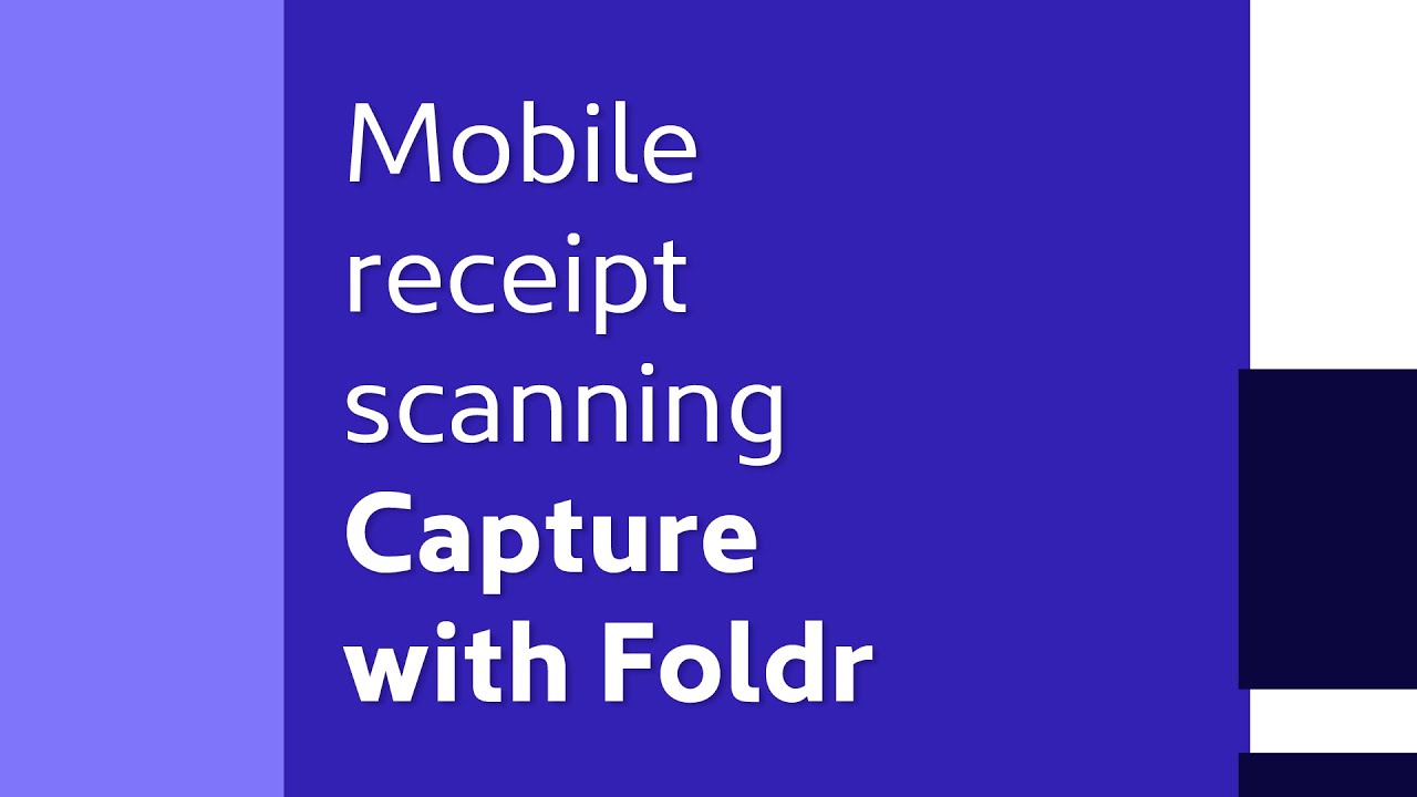 Capture and manage payment receipts in Foldr | Selectec