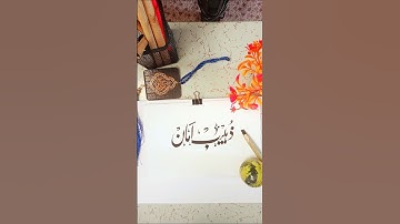 Zohaib Name Calligraphy ✍️#shortfeed #calligraphy #art #artshorts #artist #trending
