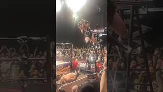 Paul Walter Hauser from Cobra Kai with the big elbow drop from the ladder