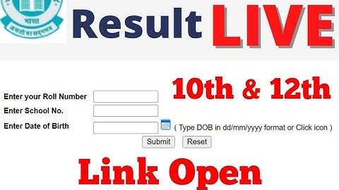 CBSE Term 2 Result 2022 Class 10th Live Checking|
