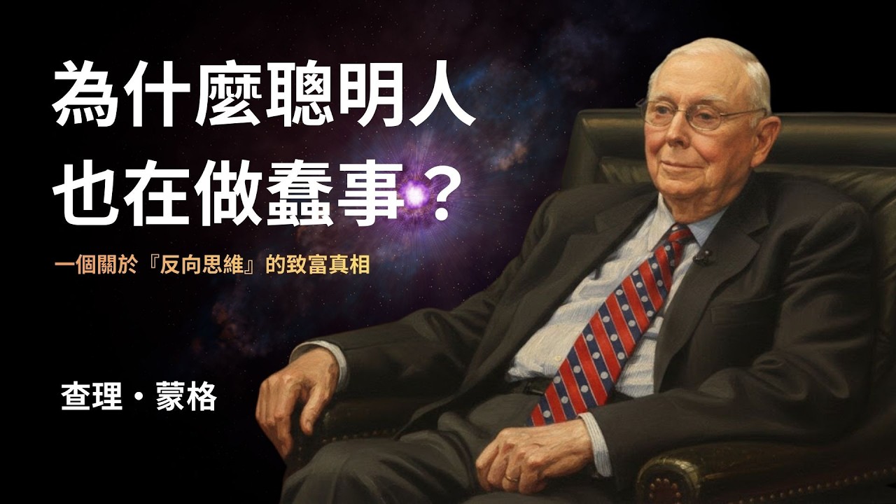 查理·蒙格最後的告誡：投資不是比誰更聰明，而是比誰犯的錯更少。