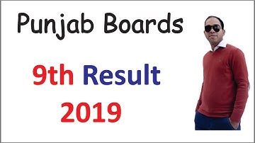 9th class result 2019 | class 9 result 2019 | 9th result 2019 | punjab board 9 class result 2019
