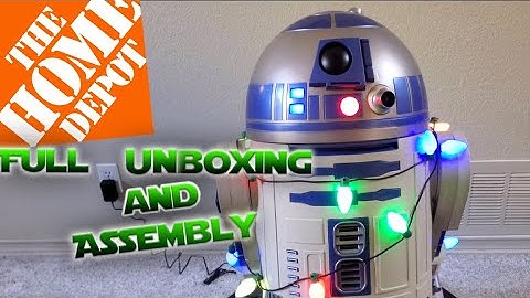 Home Depot R2D2 Unboxing and Assembly!