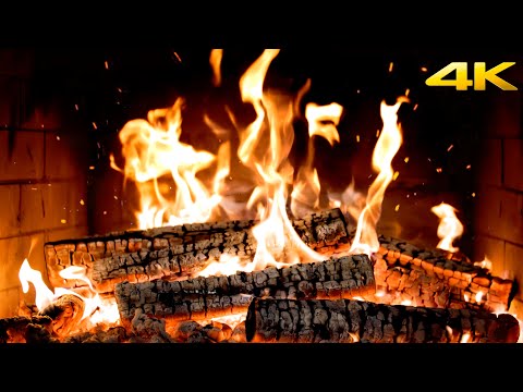 RELAXING Fireplace SOUNDS With Cozy HEARTH Crackles And Dim EMBER Fire For WARM Christmas VIBES 