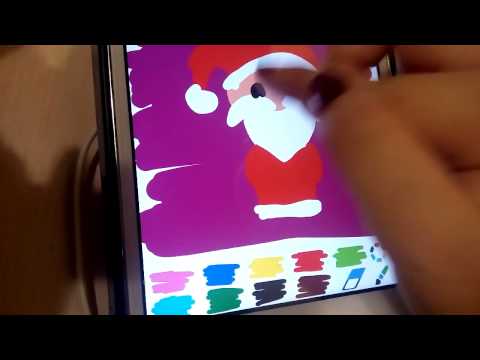 Дед Мороз. Рисую на планшете. Как нарисовать Деда Мороза.