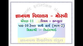 #gyanpathschool STD 11 COMPUTER CH 10 PART 2