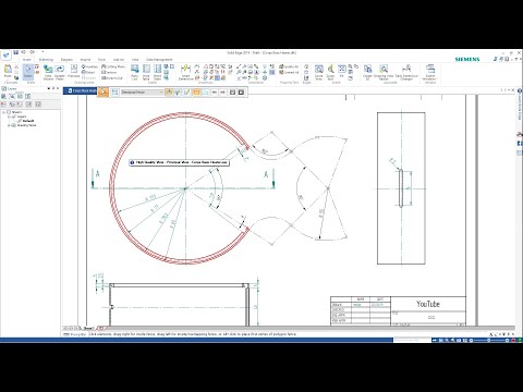 SOLID EDGE 2019 - CORPS BASE HEATER - DRAWING - COFFEE MACHINE