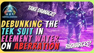 Debunking The Tek Suit In Element Water On Aberration! Ark Survival Ascended