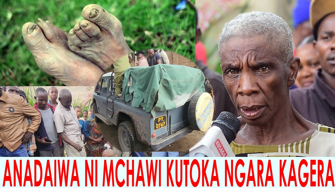 ANAYEDAIWA NI MCHAWI KUTOKA KAGERA AKUTWA NJE KWA MTU WAKATI  MWENYEWE HATA YEYE HAJUI AMEFIKAJE.