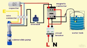 submersible motor float switch connection