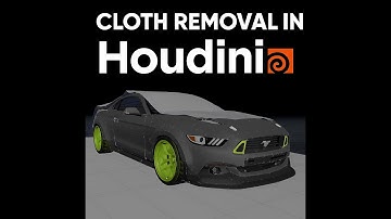 🚀 Cloth Removal in Houdini | Step by Step Tutorial