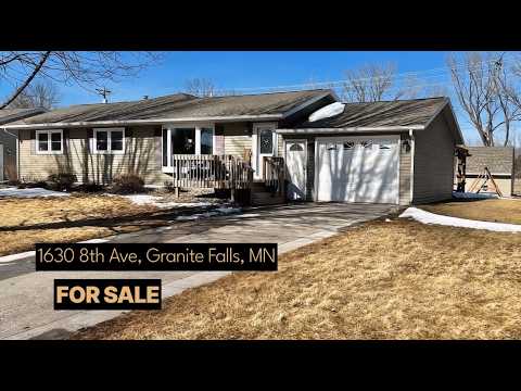 1630 8th Ave, Granite Falls, MN home video tour