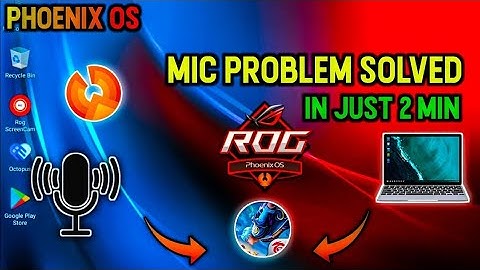 ☺️Phoenix os - Free Fire Mic Problem Solved 💻🖱️ * Low Voice Fixed * ( Background Voice )🎤