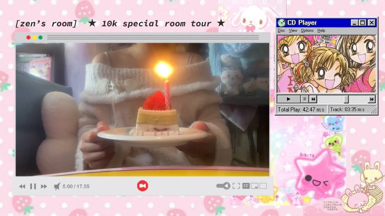 ٠࣪⭑ early 2000s webcore room tour ♬⋆.˚