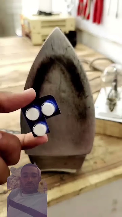How to Clean Electric Iron Press/ Istri ko saaf karne ka tarika #istri #iran #iron #shorts #short